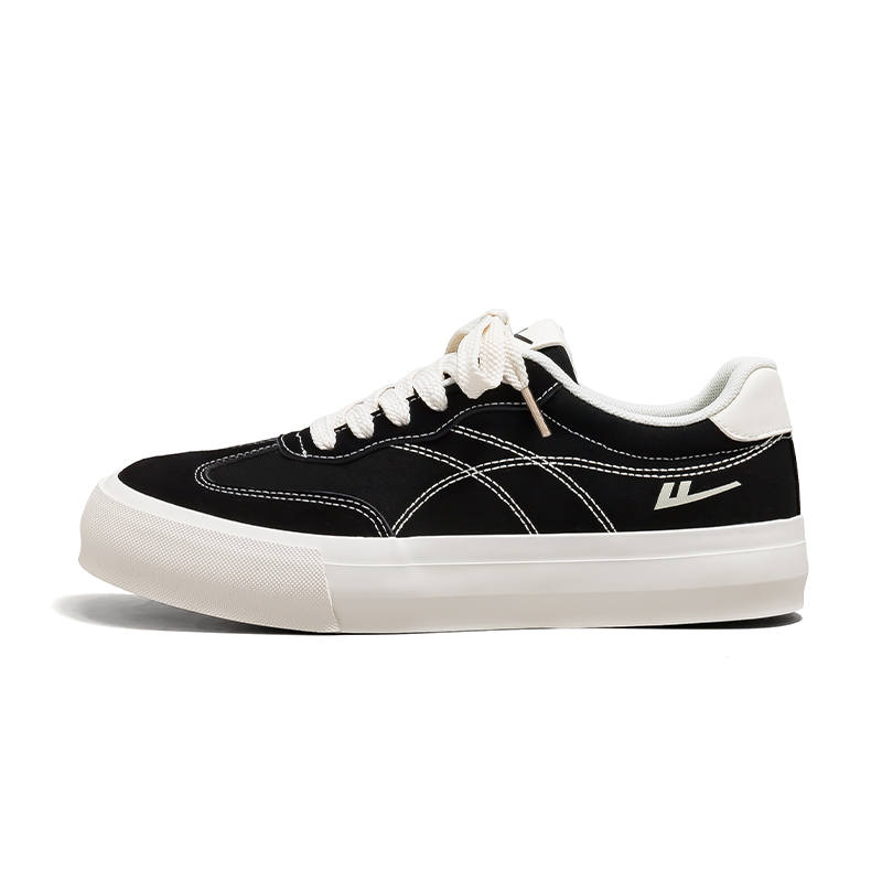 Warrior Height Increasing, Abrasion Resistant, Lightweight, And Breathable Low top Canvas Shoes Men's Black
