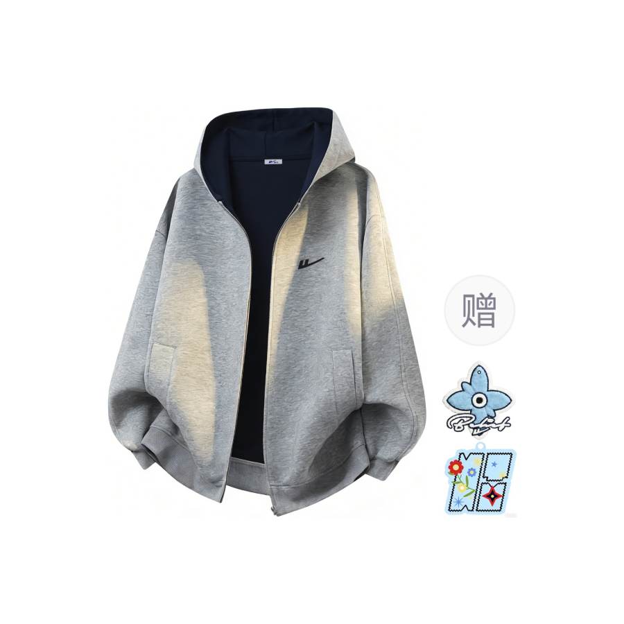 WARRIOR Sweatshirts Unisex Hooded Moderate Cardigan