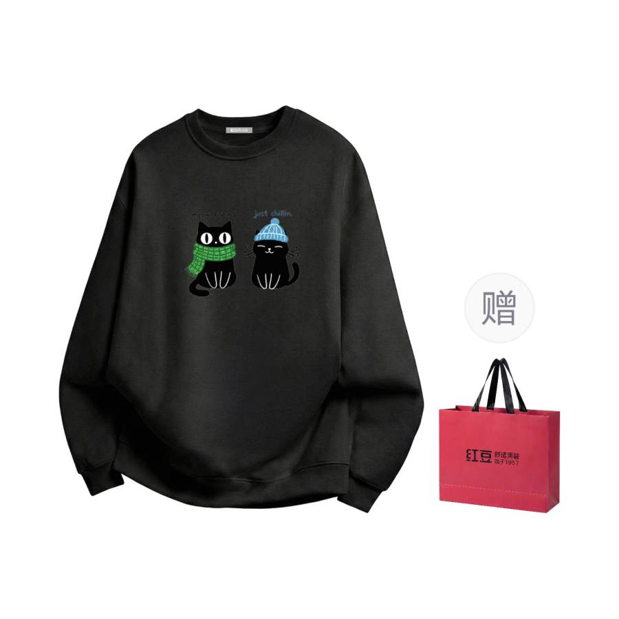 Hodo Sweatshirts Unisex Crew Neck Moderate Regular