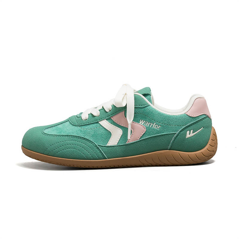 Warrior Abrasion Resistant Lightweight Low top Casual Shoes Women's Green Beige Pink