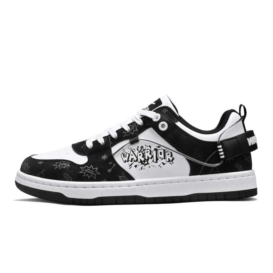 WARRIOR WARRIOR Skateboard Shoes Men's Low Top Khaki Beige