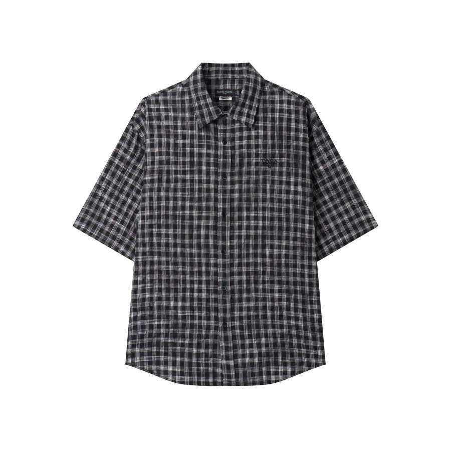 Teenie Weenie Men Shirts Unisex Lapel Moderate