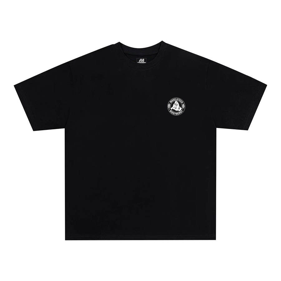 MUSCLETECH MUSCLETECH T Shirts Unisex Crew Neck Thin Straight Fit