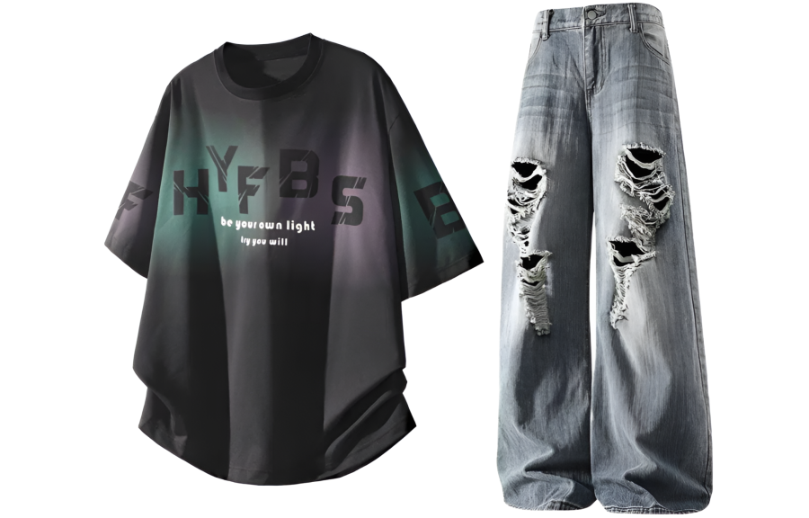 GWAF Casual Sportswear Unisex Crew Neck Moderate