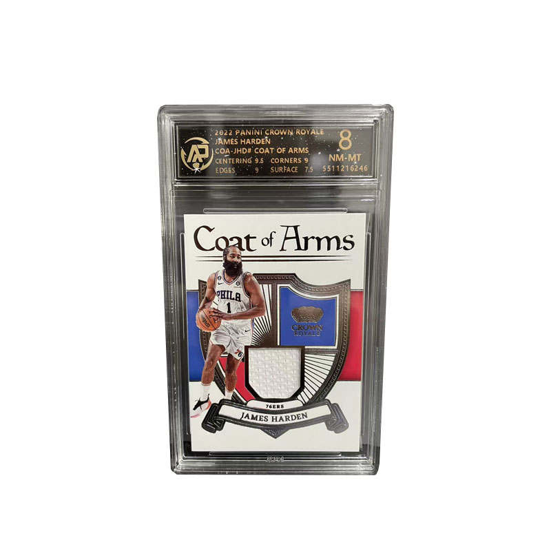 PANINI Crown Royale James Harden, Big Beard, Personal Jersey Material Graded Cards 1 Pc