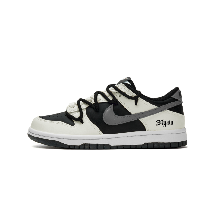 Nike Nike Dunk Gray Abrasion Resistant Slip Resistant Low top Skateboard Shoes Men's Black Gray