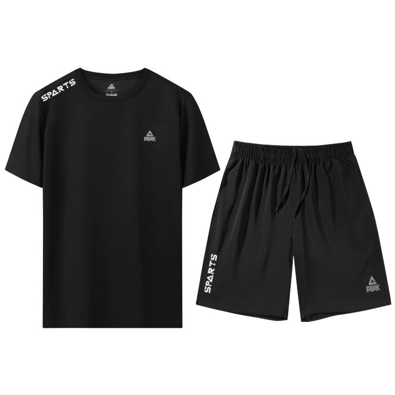PEAK Casual Sportswear Unisex Two Piece Set Black/White