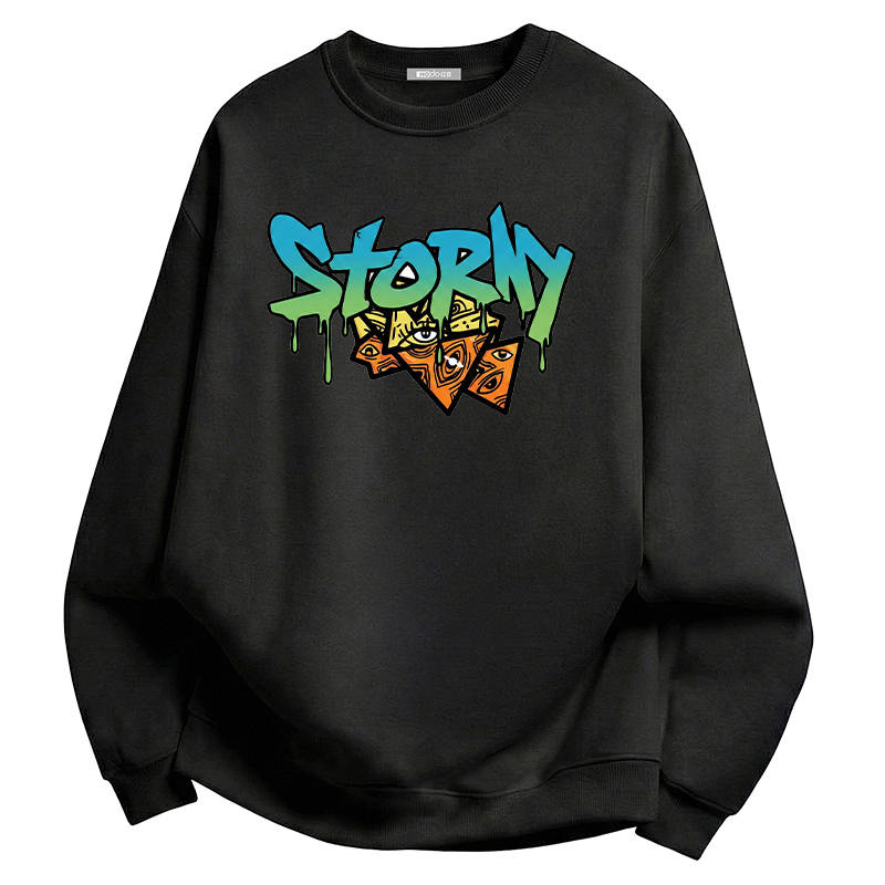 Hodo Sweatshirts Unisex Crew Neck Moderate Regular