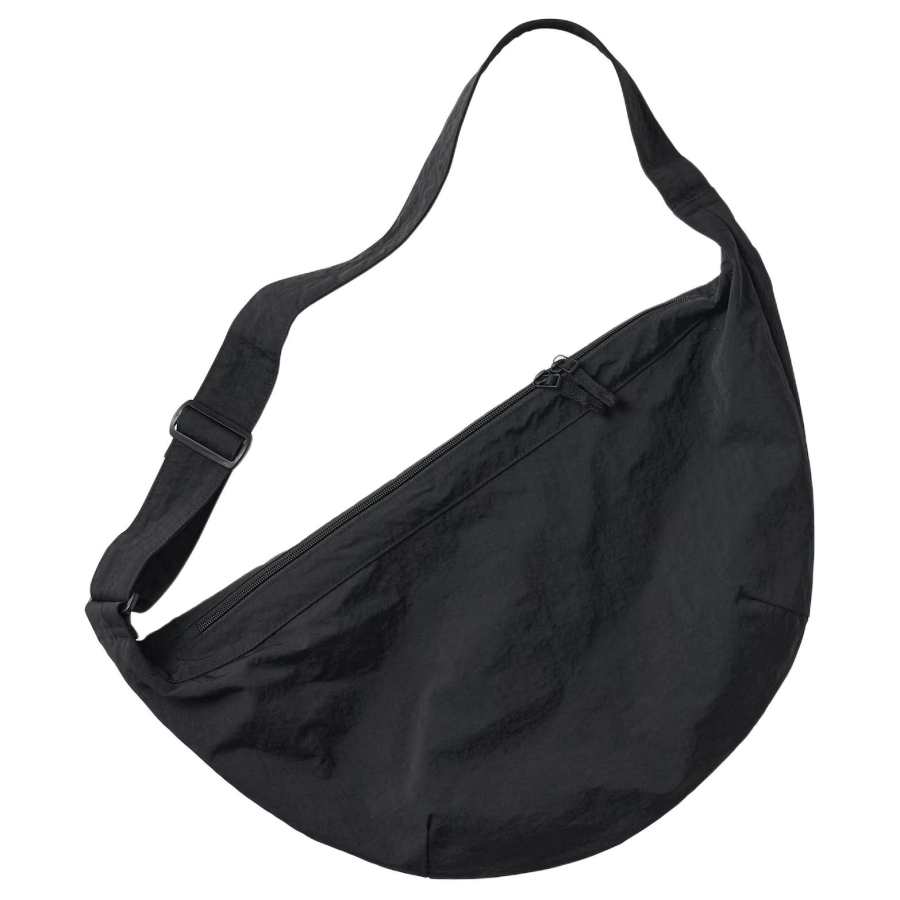 UNIQLO Nylon Shoulder Bag Medium Unisex Black