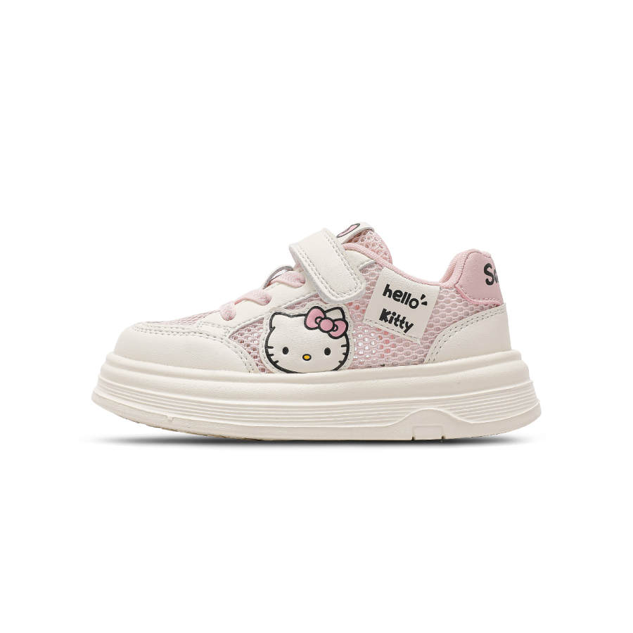 Sanrio Hello Kitty Synthetic Leather, Textile Breathable Height Increasing Low top Kids Lifestyle Shoes Kids'