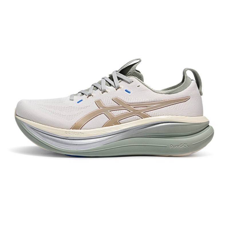 ASICS GEL NIMBUS 28 Low top Training City Commuting Running Shoes Men's Ecru