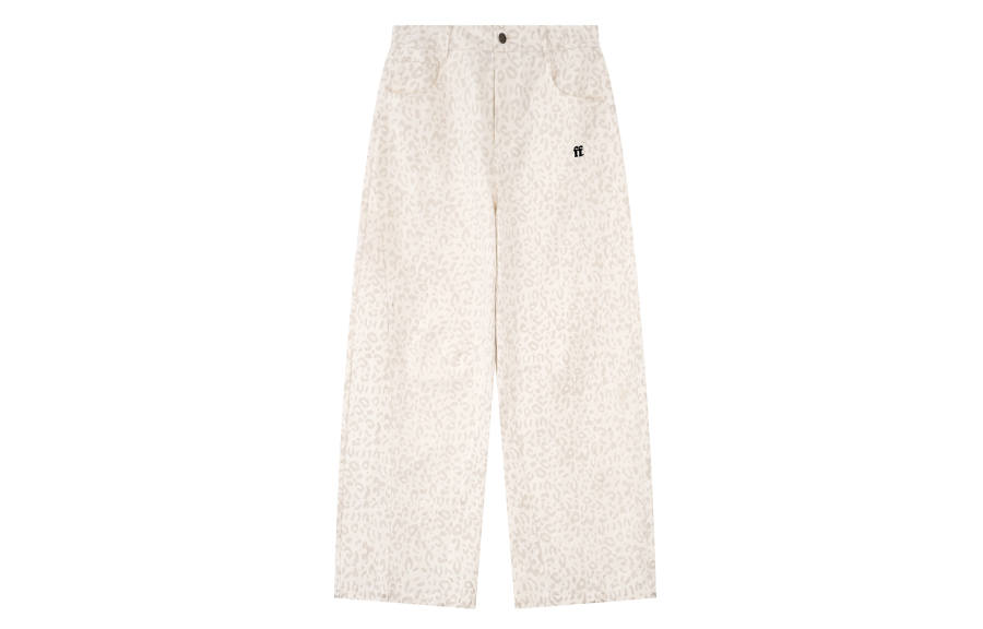 F426 Casual Pants Unisex Moderate Straight Fit Pants