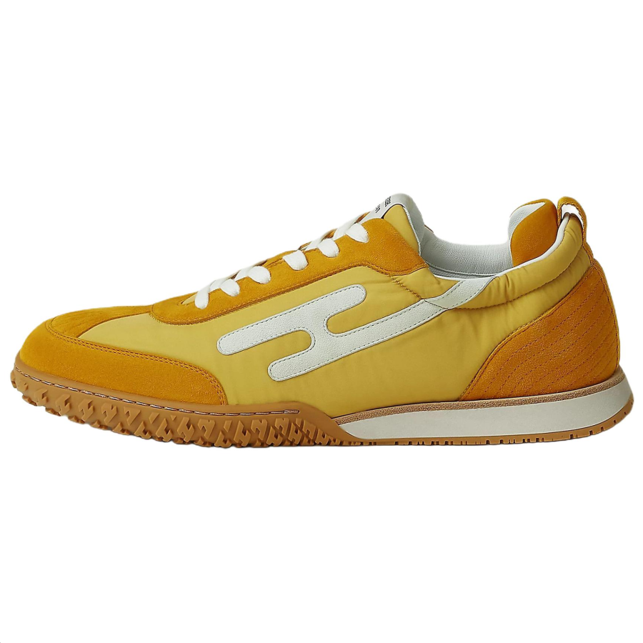 HERMES Jet Low top Casual Shoes Men's Sesame Yellow