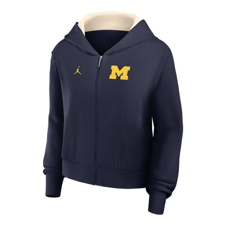 Jordan Jordan Michigan Mantra Women's Jordan Brand College Full-Zip Hoodie