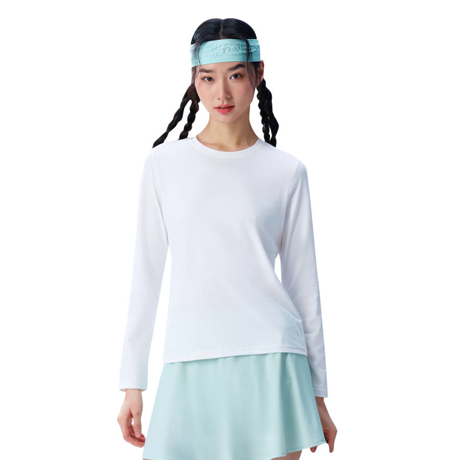 MIIOW T Shirts Women's Crew Neck Thin Straight Fit