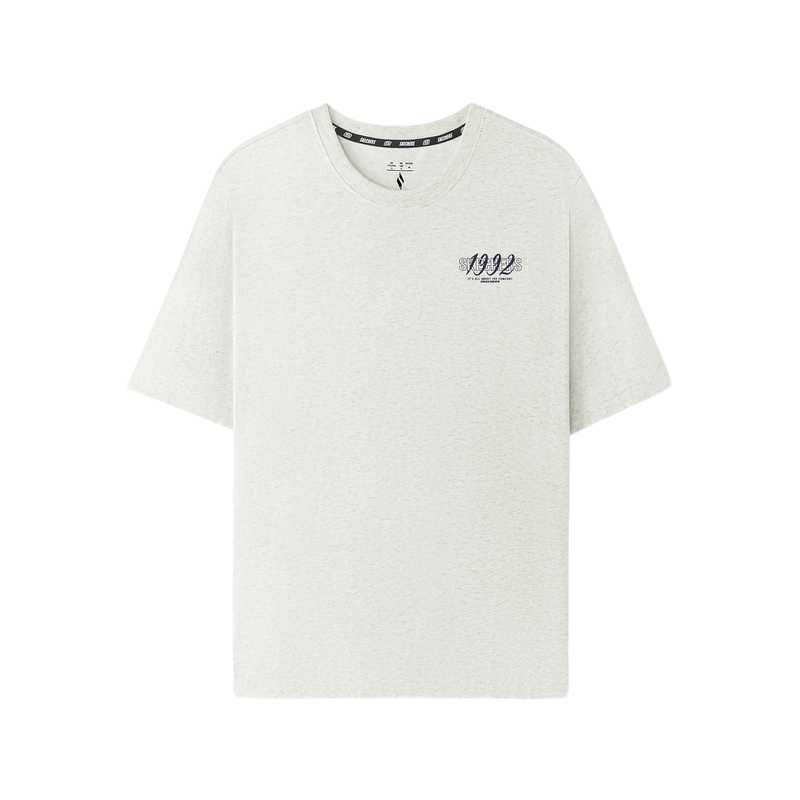 Skechers T Shirts Men's Light Heather Gray 0248 Crew Neck Moderate