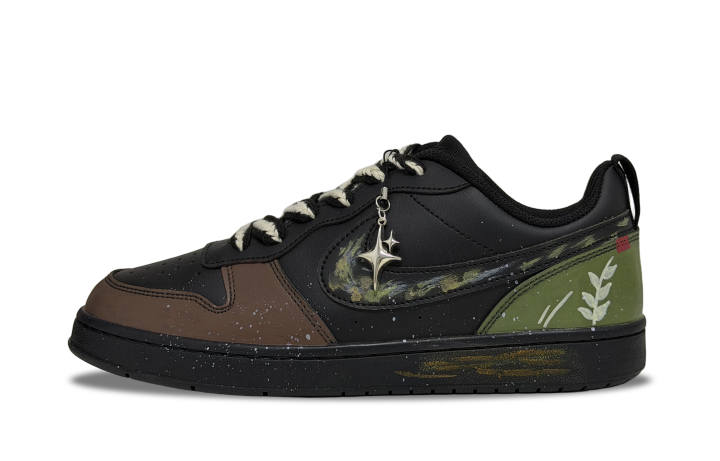 Nike Nike Court Borough Rose Knight, Romantic, Campus, Versatile Synthetic Leather Slip Resistant Low top