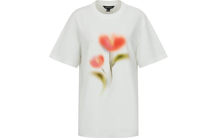 URBAN REVIVO Drop Shoulder Sleeve T Shirt Women's