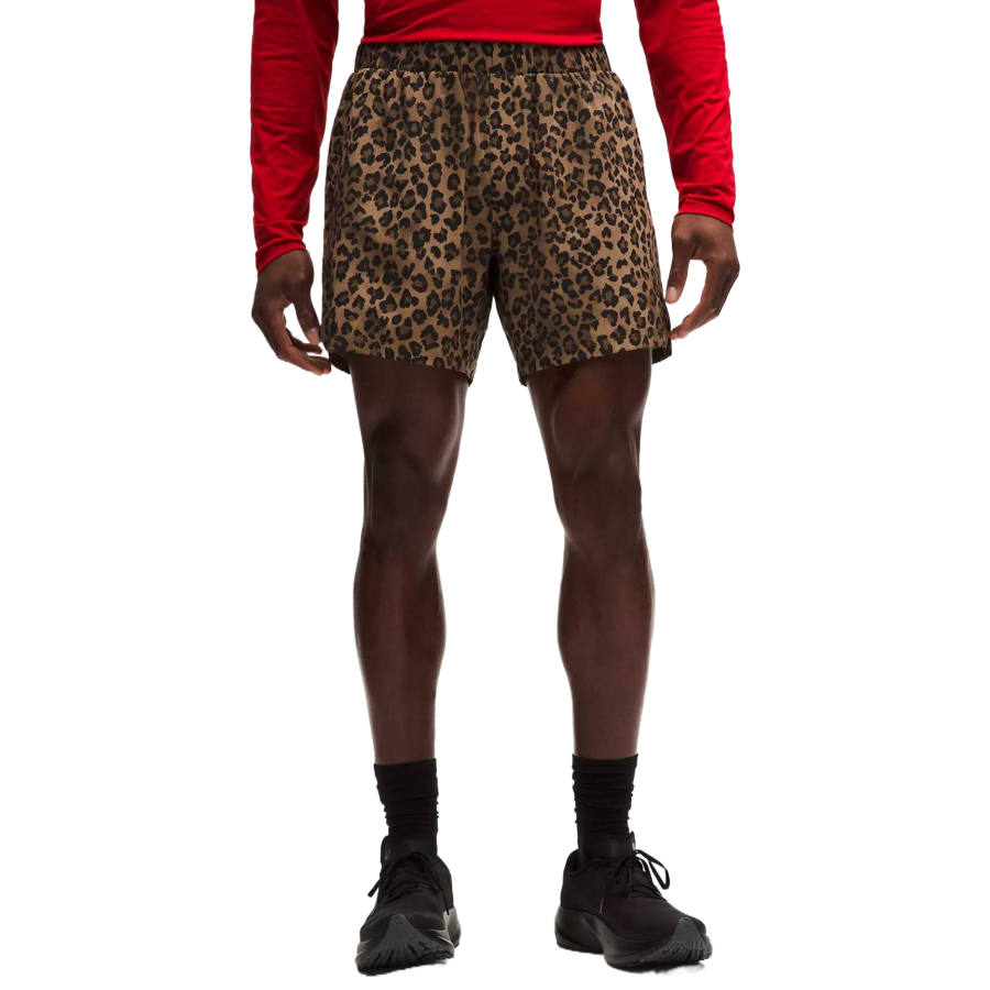 Lululemon Running Shorts Men's Classic Leopard Print Mix/TLMU Moderate