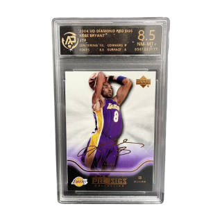 UPPER D.E.C.K 2004 UD Diamond Pro Sigs Lakers, Kobe Bryant, Black Mamba, Golden Pen Signature Rare Collector's Edition