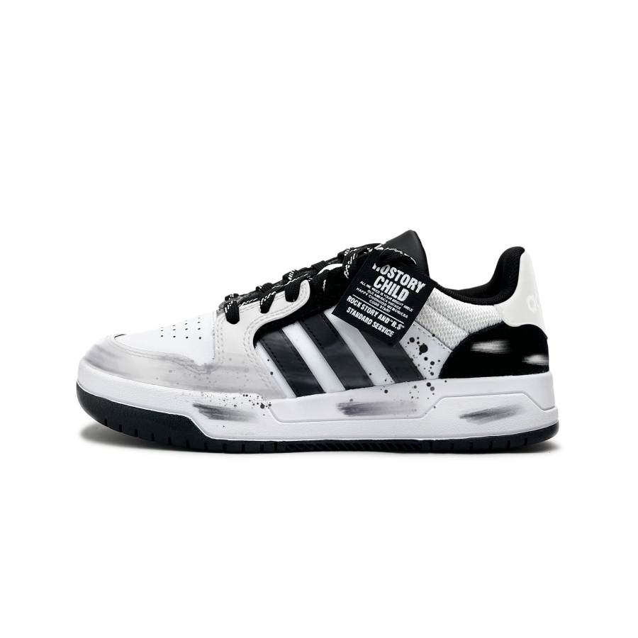 Adidas Neo Entrap Low top Skateboard Shoes Unisex Gray White Black