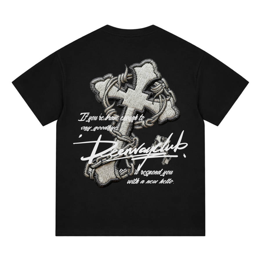 DEERWAY T Shirts Unisex Crew Neck Moderate Heavyweight