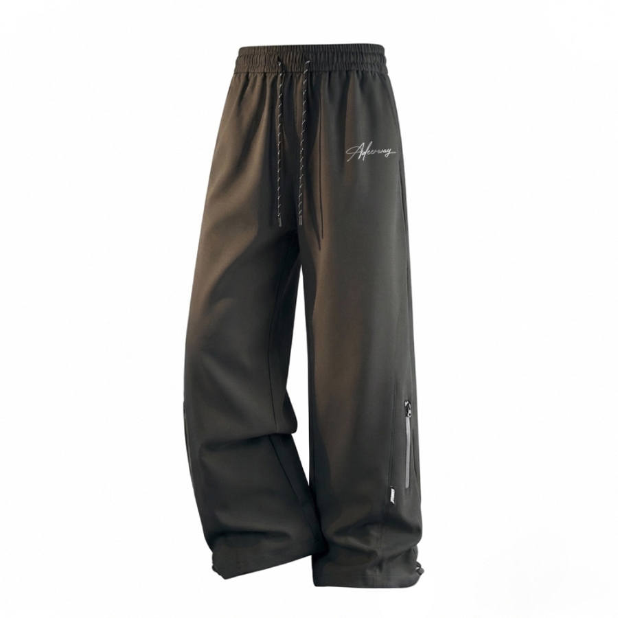 DEERWAY Casual Pants Unisex Moderate Straight Fit Pants