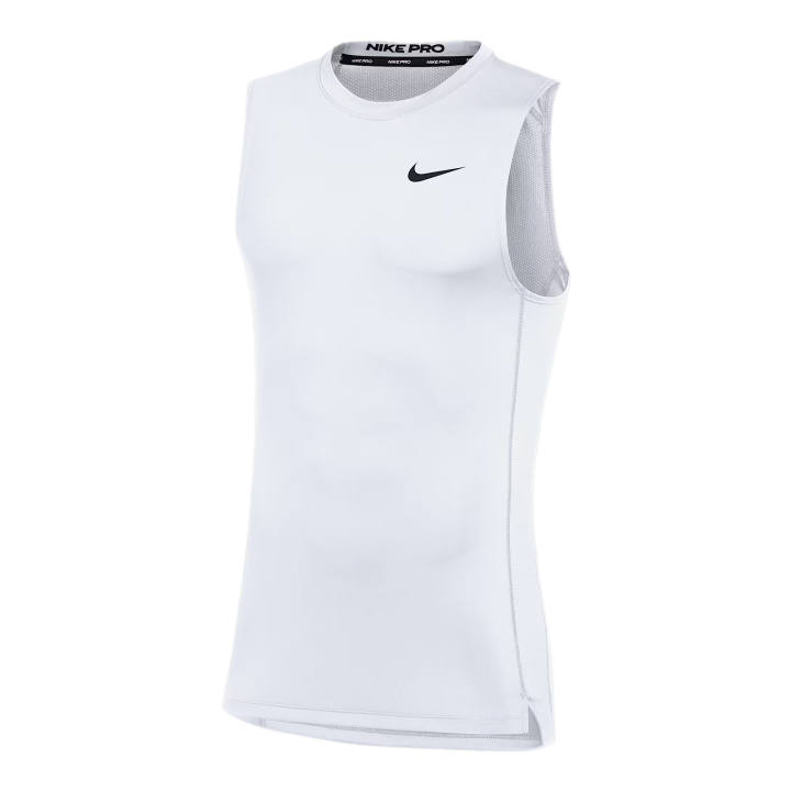 Nike Nike Pro Tank Tops Men's White Crew Neck Moderate Other