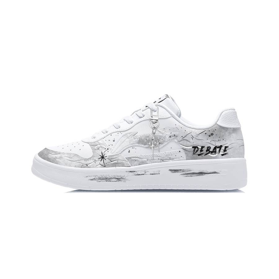 Li-Ning Li Ning Floating Boat Height Increasing Abrasion Resistant Slip Resistant Low top Skateboard Shoes Men's