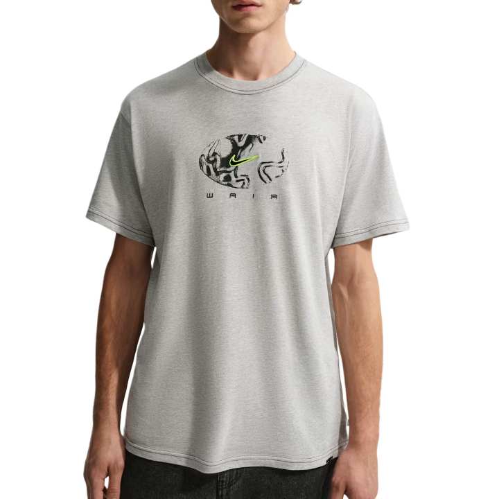 Nike Nike SB T Shirts Men's Gray Heather Crew Neck Moderate