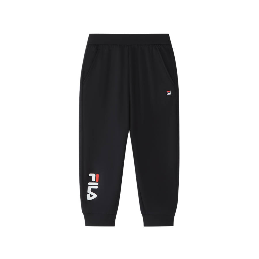 FILA KIDS Knitted Sweatpants Jet Black Children Aged 3 7 Years Old