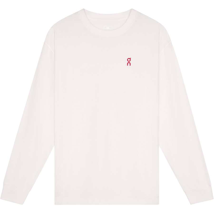 On On T Shirts Men's White Crew Neck Moderate
