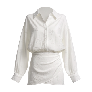 FINDSME GAGA Long Sleeved Dress Women's