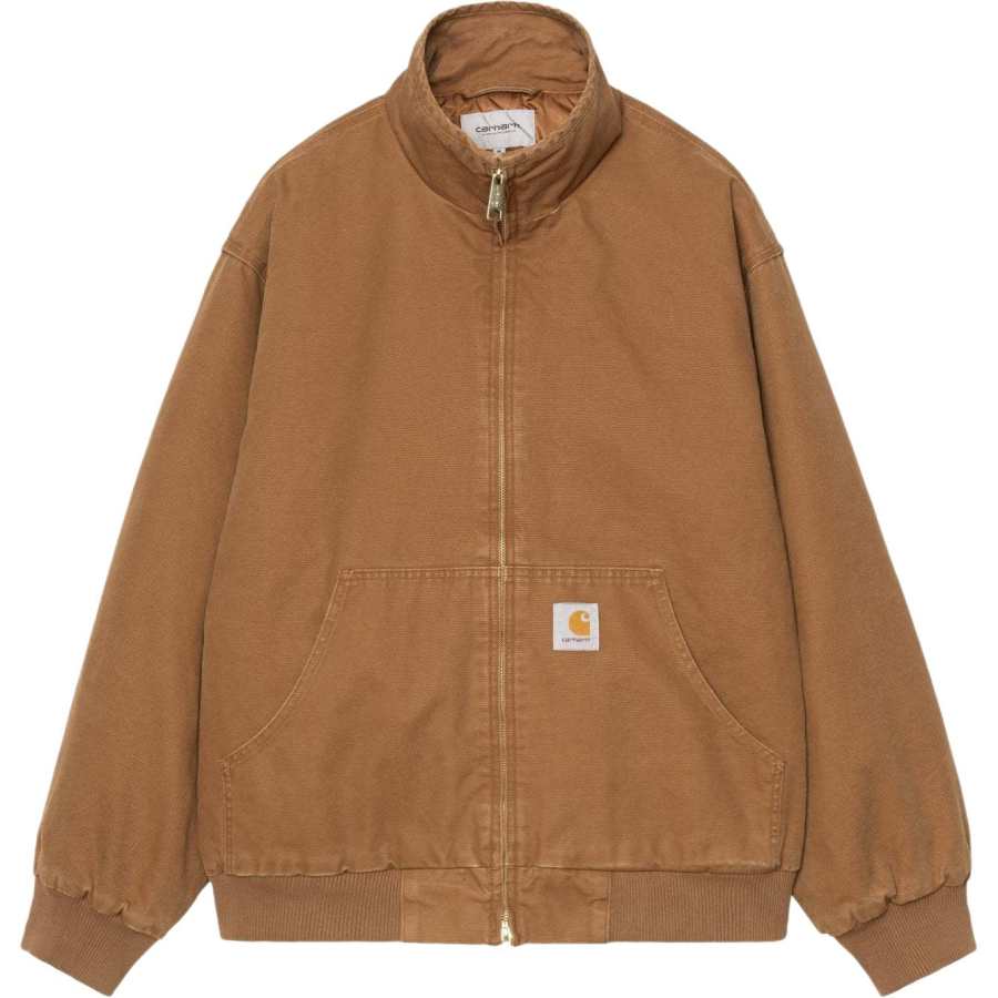 Carhartt WIP SS26 Ravon Jacket Hamilton Brown Heavy Stone Wash Jacket Unisex