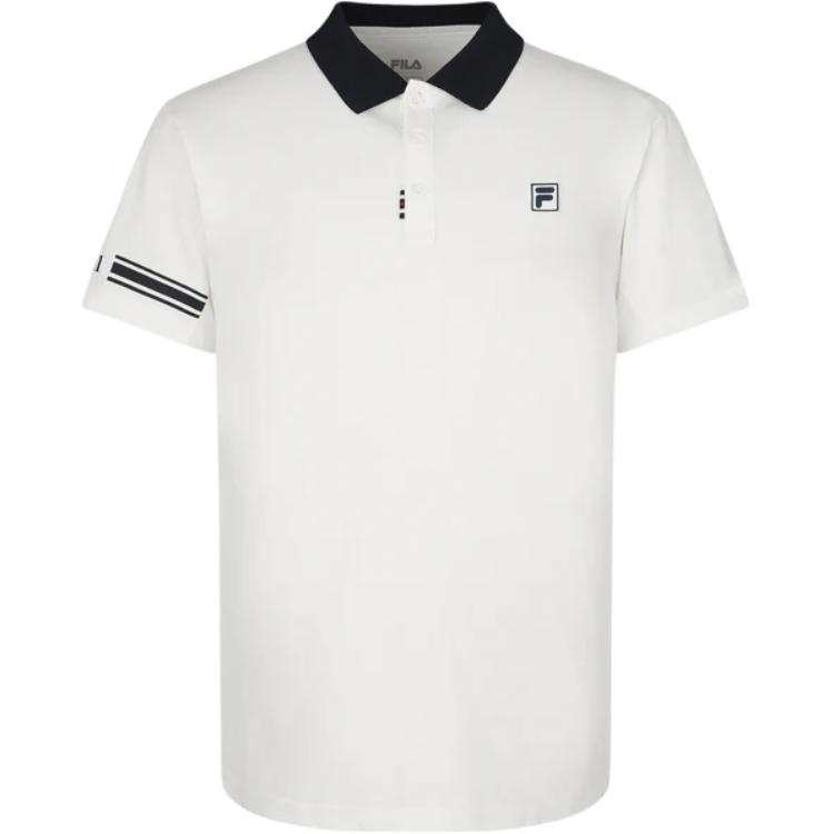FILA Polo Shirts Unisex White Moderate