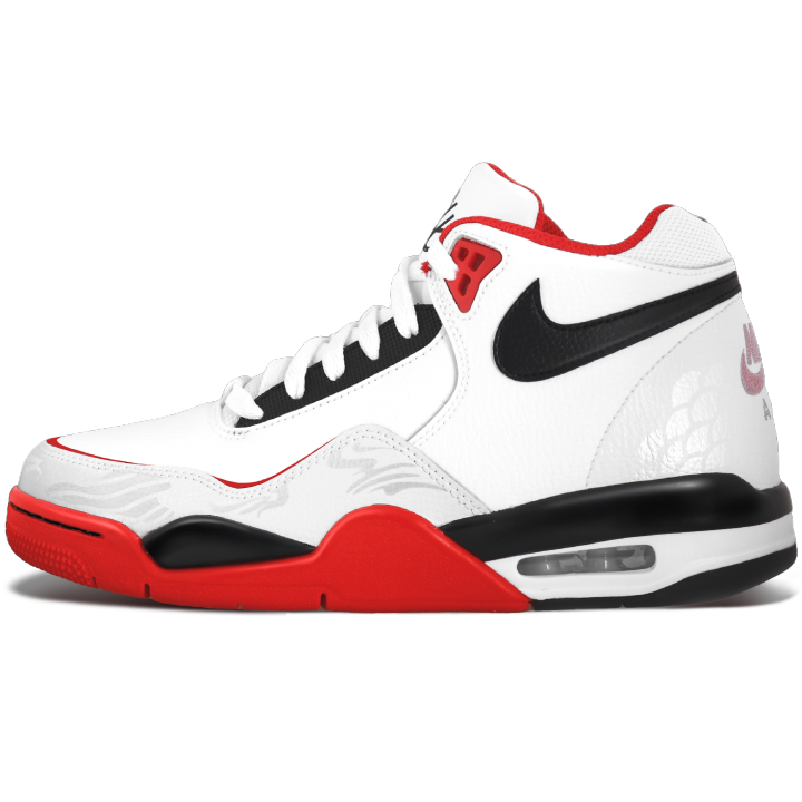 Nike Nike Flight Legacy Red Cloud Cushioning Abrasion Resistant Slip Resistant Mid top Vintage Basketball Shoes Unisex