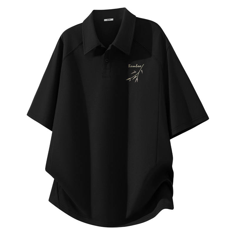 MINISO Polo Shirts Unisex Polo Collar Moderate Straight Fit