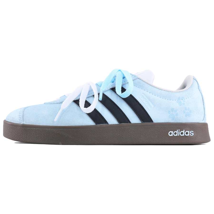 Adidas Adidas VL COURT 2.0 Leather Cushioning Low top Skateboard Shoes Unisex Blue