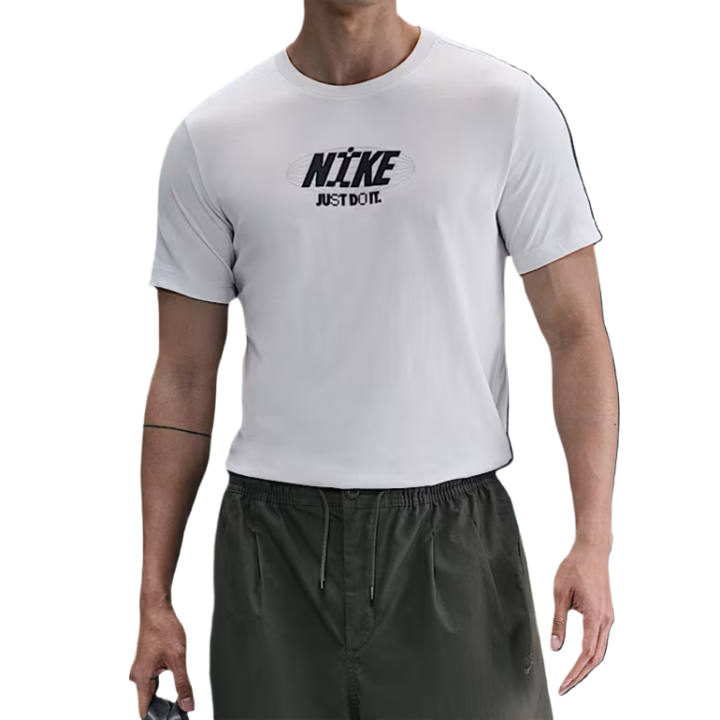 Nike Nike T Shirts Men's White Crew Neck Moderate