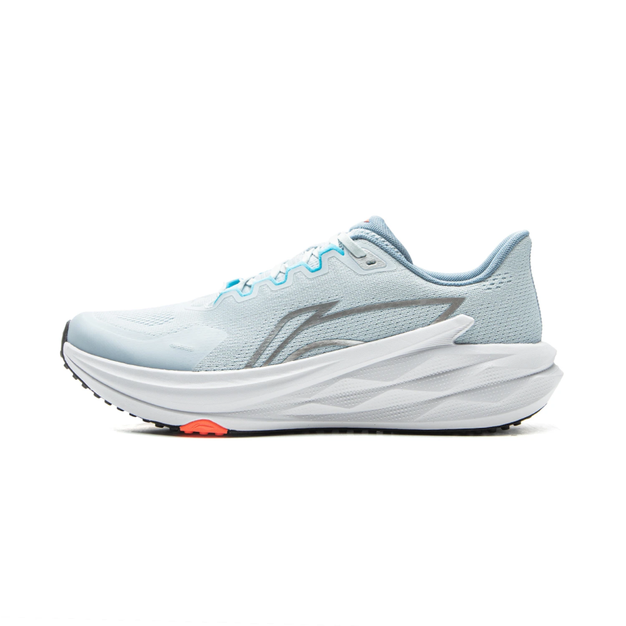 Li-Ning Li Ning Polyester Low top Running Shoes Men's Wild Gray Blue