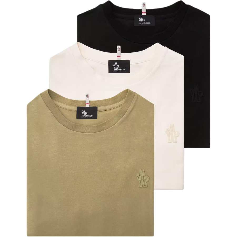 Moncler Grenoble logo T-shirt (set of three)