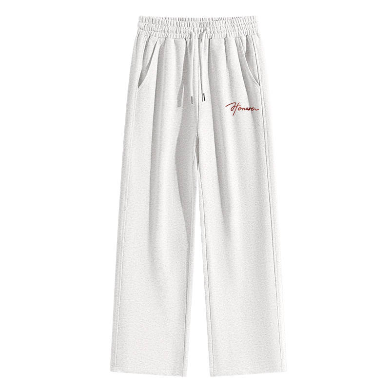 Tonlion Casual Pants Unisex Moderate Straight Fit Pants