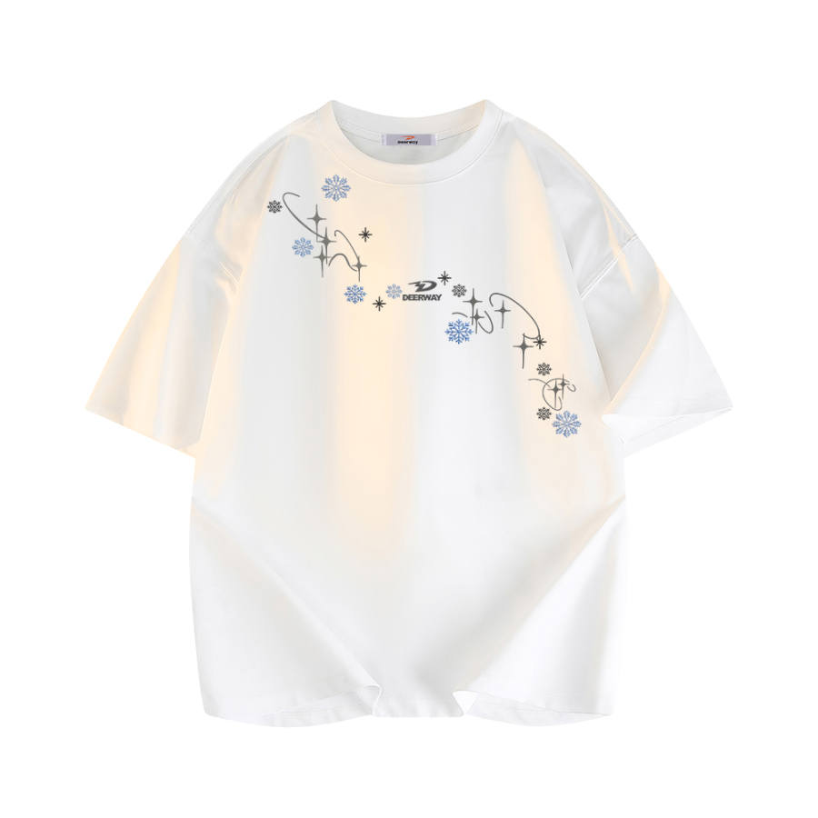 DEERWAY T Shirts Unisex Crew Neck Heavyweight
