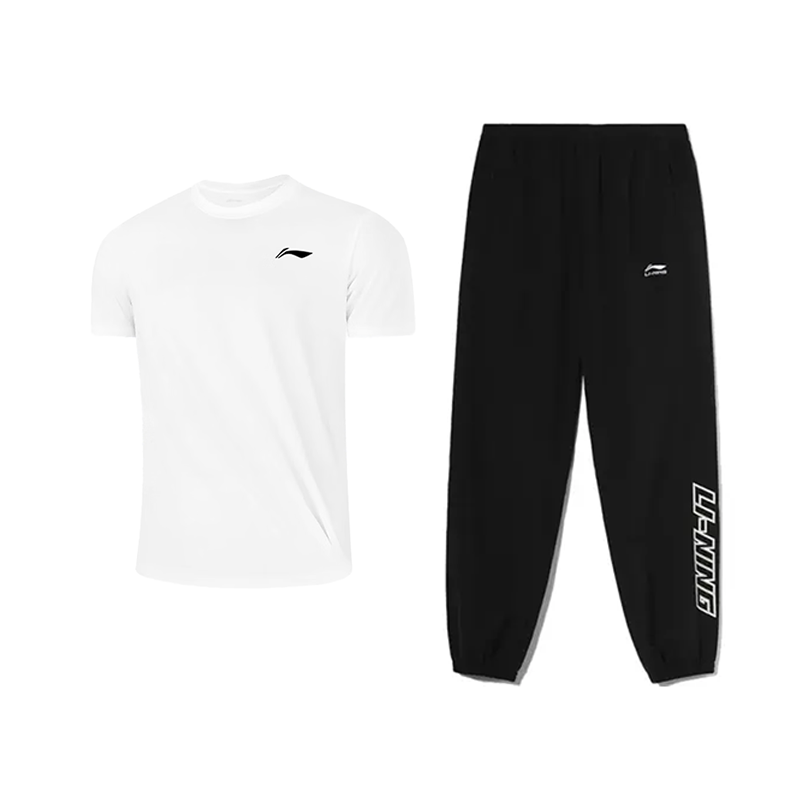 Li-Ning Li Ning Casual Sportswear Unisex White+Black