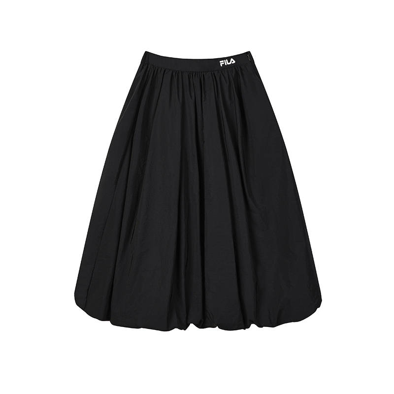 FILA ORIGINALE Casual Long Skirt Women's Jet Black