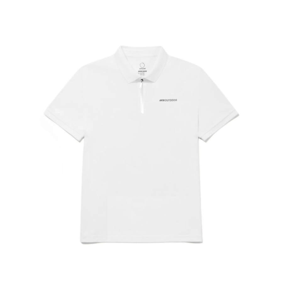 Anta Polo Shirt Men's Papyrus White