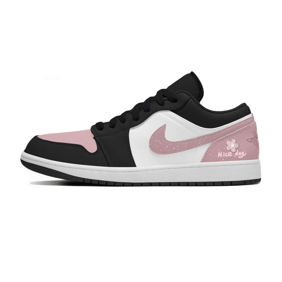 Jordan Jordan Air Jordan 1 Low top Children's Basketball Shoes Pink Unisex