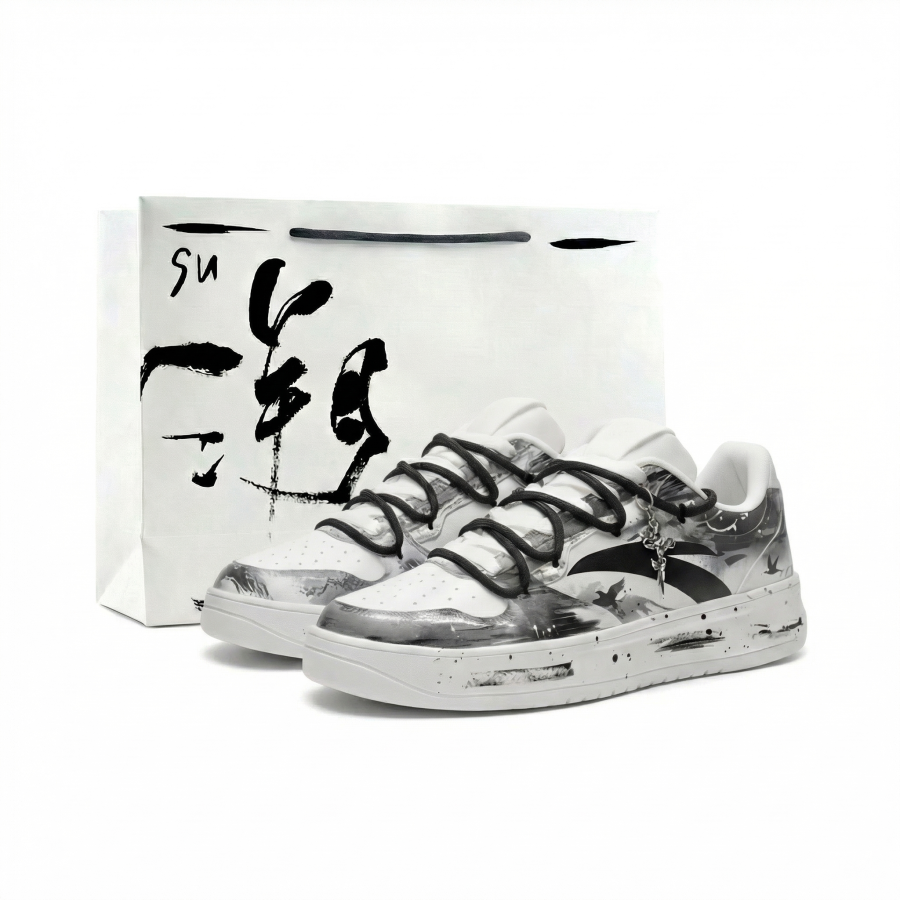 Anta Easy Abrasion Resistant Breathable Abrasion Resistant Breathable Low top Skateboard Shoes Men's
