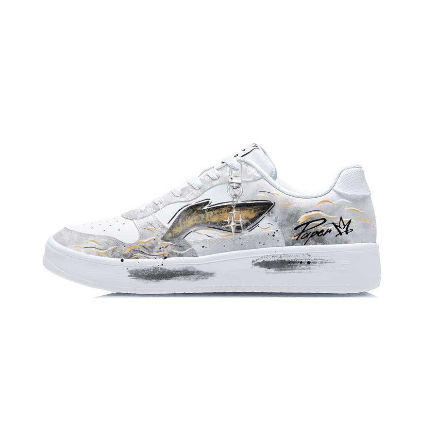 Li-Ning Li Ning Floating Boat Height Increasing Abrasion Resistant Slip Resistant Low top Skateboard Shoes Men's