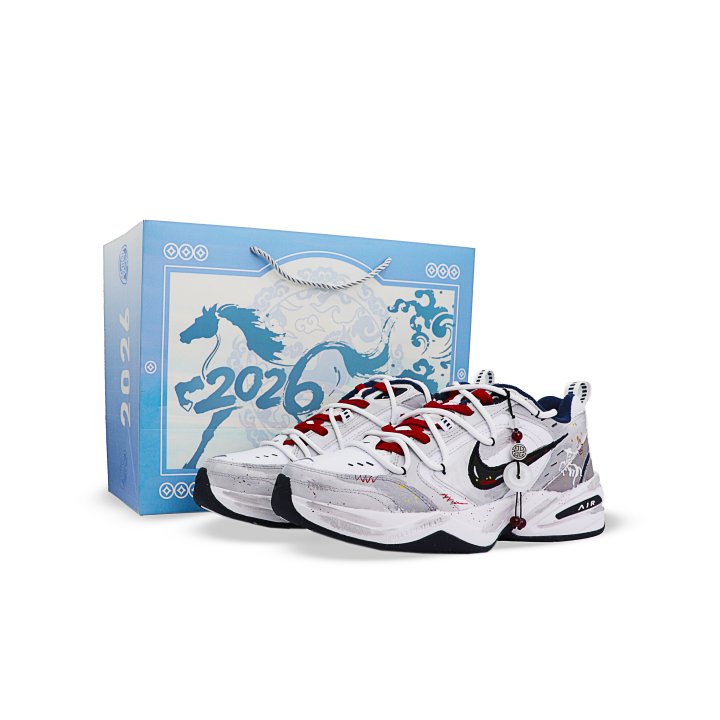 Nike Nike Air Monarch 4 Slip Resistant, Abrasion Resistant, Height Increasing Low top Chunky Sneakers Men's